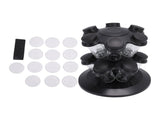 Revolving Countertop Seasoning Bottle Rack Organizer Kitchen Rotating Seasoning Jar Rack Condiment V1294-YM0901-3118250161511