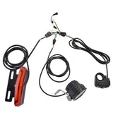 E-Bike Front Brake Rear Light Set 24/36/48V Bike Rack Lamp with Horn Headlight Switch Electric Bike V1369-AZ3-W-08474