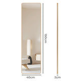 Yezi Wall Mounted Full Length Mirror DECO1030-150-GD
