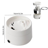 Pet Yogurt Maker Constant Temperature Water Dispenser 6.3In 2 in 1 Food Dryer Stainless Steel Bowl V1369-AZ3-W-10175