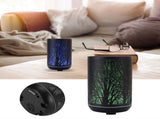 300ml Air Humidifier 2 in 1 Ambient Night Light Aroma Aromatherapy Diffuser Black 100240VAU Plug V1294-YM0721-3113210017613