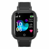 4G Kids Smart Watch with GPS Tracker Water-resistant Kids Cell Phone Watch -Black V1263-JX-7691-1