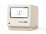 Retro Computer Style Desktop Maclock - Interactive Floppy Disk Switch, 5 Alarm Settings, 3 Display V888-ELOSUNG49401