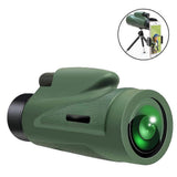 Waterproof Spotting Binoculars for Adults Small Night Vision Green Compact V1263-JX-4160