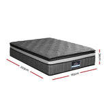 Giselle Bedding 34cm Mattress Double Layer Pocket Spring King MATTRESS-MINI-PS-K