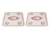 2PCS Coffee Mat Prevent Slip Waterproof Bottom Shockproof Absorbent Dish Drying Mat for Coffee Bar V1294-YM0710-3113230324313