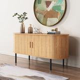 Ripple Sideboard with Sliding Doors — Earthy Elegance Redefined V264-TAB-726C-NTR-NA-1