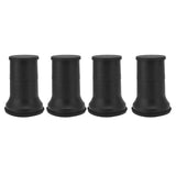 4pcs Round Furniture Lifters with Rubber Non Slip Pads Plastic Bed and Furniture Raisers Set V1294-YM0715-3117220135311
