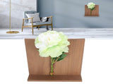 Artificial Flower Hanging Ornaments with Wood Board Indoor Living Room Bedroom Wall Decorations V1294-YM0718-3115200151311