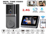 2.4G Wireless Video Doorbell with Smartphone Intercom, 256GB V1263-JX-5026