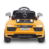 R8 Spyder Audi Licensed Kids Electric Ride On Car Yellow CAR-SPD-YE