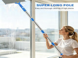 11 L Window Cleaning Kit with Bucket, Squeegee and Microfibre Scrubber for Home, Outdoor, Car and V1189-LC-AMZ-00176