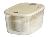 Rice Container Airtight Press Lid PP Large Capacity Rice Storage Bin for Home Use V1294-YM0901-3117240052711