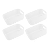10PCS Cupboard Box Mini Organizer Bin PP Side Handle Rounded Edge Modern Versatile Storage Baskets V1294-YM0901-3117230364611