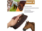Class Handmade Equine Stiff Body Horse Brush. Professional Equine Grooming Tools. Effortlessly V1192-AZ-W-2820