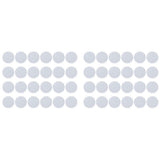 48X Regular Mouth Lids for Jar Lids Plastic Storage Caps for Canning Jars and More, Standard, Dia V1192-AZ-W-22934