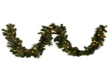 Christabelle 2.7m Christmas Garland with LED Lights Glittery Gold Pine Mantle Decoration Orname 112_SENGG274