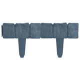 Plastic Garden / Lawn Fence Stone Look 41 Pcs 10 M 43_40917