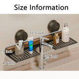 Wall shelf - bath shelf - shower rack - towel rack - shelf - bathroom rack - Mirror cabinet V1189-WXF-260203-00301