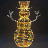 Christabelle 1.2m Christmas Snowman Indoor Outdoor Display Decoration LED Lights Front Yard Law 112_SB10