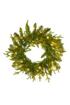 61cm Fraser Christmas Wreath with Lights 112_HZF61