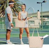 Tennis Bag Extra Large Sports Bag with Shoe Compartment Suitable for 2-4 Rackets Waterproof V1188-ZXY-131-922