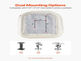 Boat Seat, Low Backrest, Boat Seat Captain Bucket Seat with Thickened Sponge Cushion & Waterproof V952-CZZYZDWFZBSBJKGMK001V0