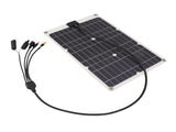 Solar Battery 50W 4 Connectors Monocrystalline Silicon High Efficiency Portable Solar Charger V1294-YM0626-3114220114411