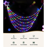 320 LED 5M Christmas Lights Solar String Fairy Light Jingle Jollys XMAS-MOT-TREE-50-MC-SOL2