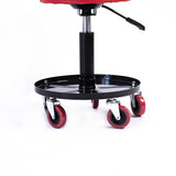 Rolling Shop Stool Mechanics Garage Stool Adjustable Work Seat Creeper V63-929951