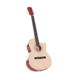 Karrera Acoustic Cutaway 40in Guitar - Natural ACG40-NAT