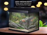 37L Aquarium With Bio Filter System LED Kit Curved Design Complete Kit MR-418