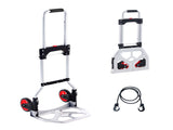 Folding Hand Truck, 80 kg Load Capacity, Aluminum Portable Cart, Convertible Hand Truck and Dolly V952-KZDSTHC175B0QUTVIV0