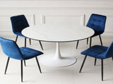 Levede Dining Table Kitchen 6 Person CH1102-WH-120CM
