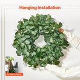 VEVOR Artificial Decorative Wreath 66.04 cm Green Eucalyptus Leaves Year Round V952-ZSHHASYL26IN8WZI3V0
