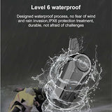 Motorcycle Bluetooth Headset Helmet Intercom with Noise Cancellation Stereo Music IPX6 Waterproof V1192-AZ-W-10052