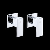 Bathroom Shower Bath Hot and Cold Square Mixer WATERMARK Certified in Chrome V63-847891