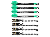 Wheel Chock Tie-Down Kit, Tire-Style Tow Dolly Strap, Car Tie Down Kit with Heavy-Duty Hook, Break V952-CLJGTJ2LTXZX66N3Q001V0