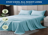 4 Piece Hotel Bamboo Cooling Sheet Set -Ultra Soft 2000TC Breathable Bed Sheets Set with 37 V1317-ZXW9-AUSK-4JT-QL