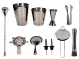 11PCS/Set Cocktail Shaker Set Bartender Kit Cocktail Strainer Stainless Steel Barware for Home V1294-YM0714-3118210200712
