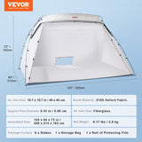 VEVOR Spray Paint Shelter Spray Paint Tent 10x7x6ft Portable Paint Booth DIY V952-BXSP1208472IN2YDOV0