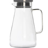 JWDX Glass and Bottleance, 52 Oz Glass Pitcher with Stainless Lid Water Carafe with Handle V1189-LWWAL-20260325-01977