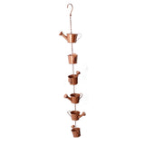 Kettle Rain Chain Elegant Stable Metal Hanging Kettle Rain Chain for Garden Artwork Decoration V1294-YM0706-3111230193211