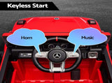 Kids Electric Ride On Car G63 Toy Cars Remote Control Red RCAR-AMG63-LS-RD