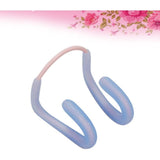 3PCS Swimming Nose Clip with Silicone Comfortable Blue Design for Adults, Anti-Splash Water V1366-AZ2-W-15401