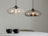 Vintage Industrial Red Glass E27 Pendant Lamp Retro Loft Chandelier for Kitchen Dining Bedroom V1237-ZY-522-0079