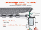 Interlocking Drainage Mat, 41.5 x 41.5 cm Modular Interlocking Cushion, 24 Pcs Splicing Drainage V952-CKPSD157157IYIV1HV0