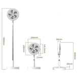 Multi-Function Rechargeable Fan Lamp With Telescopic Bracket PRL-5628840DBT
