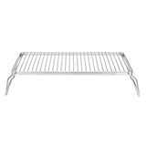Folding Campfire Grill Portable Stainless Steel Barbeque Cooking Rack Grate Grid V1294-YM0901-3111200229711