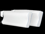Dreamz Memory Pillow Supprt Shoulder FoamWhite Pillowcase PILO1009-WH